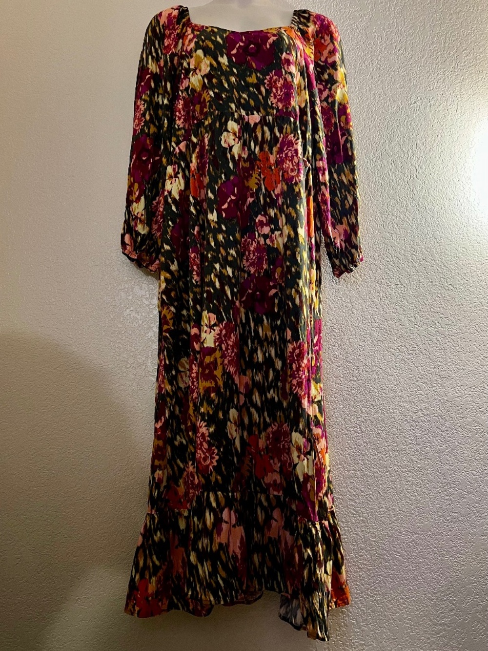 Terra & Sky Multi-Color Floral Print Dress